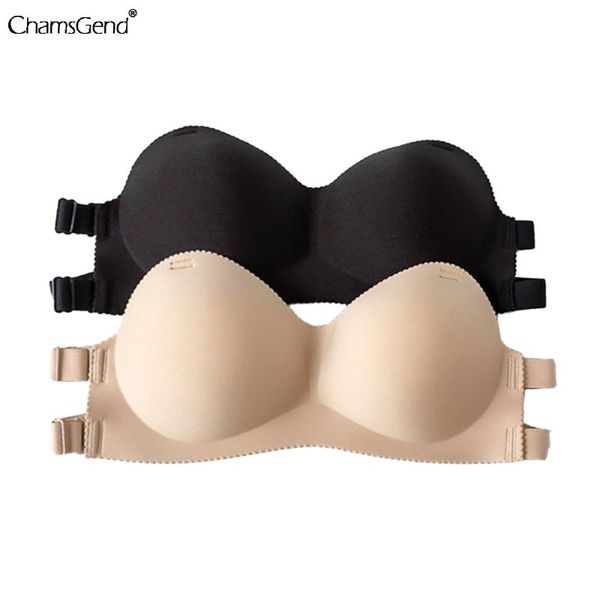 bras women seamless strapless bra tube lingerie underwear padded push up bralette bustier crop, Red;black
bras women seamless strapless bra tube lingerie underwear padded push up bralette bustier crop, Red;black