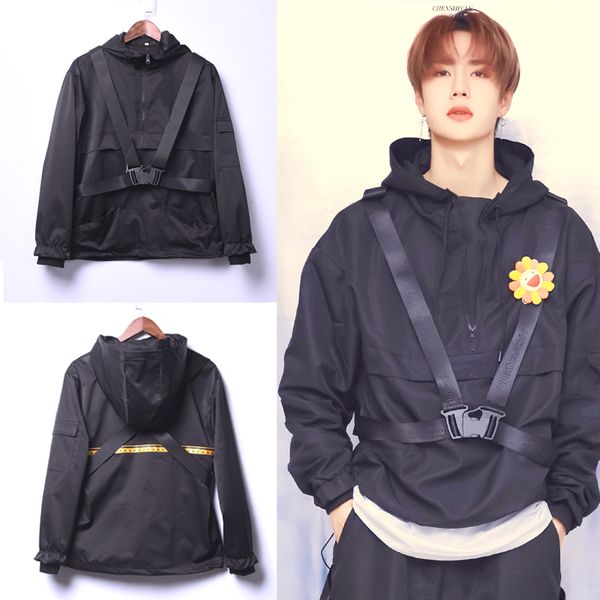 new hip hop clothing men/women black long sleeves hooded loose jackets street dance costume skateboard sport outfit vdb1703, Black;red
new hip hop clothing men/women black long sleeves hooded loose jackets street dance costume skateboard sport outfit vdb1703, Black;red