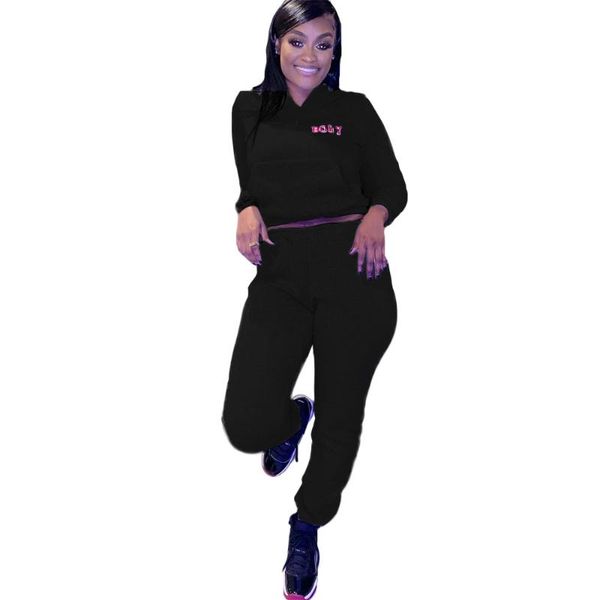 women's two piece pants 2021 autumn winter hoodies tracksuits set nature regular young hooded full sleeve long slim women, White
women's two piece pants 2021 autumn winter hoodies tracksuits set nature regular young hooded full sleeve long slim women, White