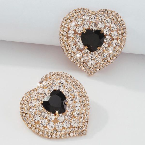 hoop & huggie kunjoe fashion elegant big rhinestone heart-shaped drop earrings for women vintage luxury bling crystal jewelry gifts, Golden;silver
hoop & huggie kunjoe fashion elegant big rhinestone heart-shaped drop earrings for women vintage luxury bling crystal jewelry gifts, Golden;silver