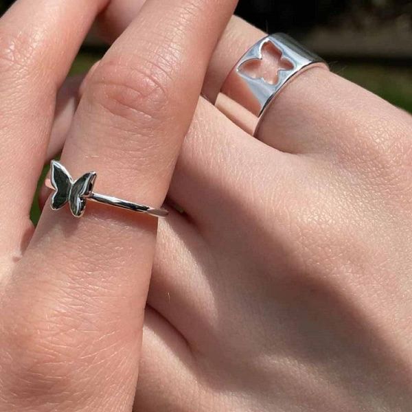 wedding rings trendy silver color butterfly for women men lover couple set adjustable friendship engagement open ring gift, Slivery;golden
wedding rings trendy silver color butterfly for women men lover couple set adjustable friendship engagement open ring gift, Slivery;golden