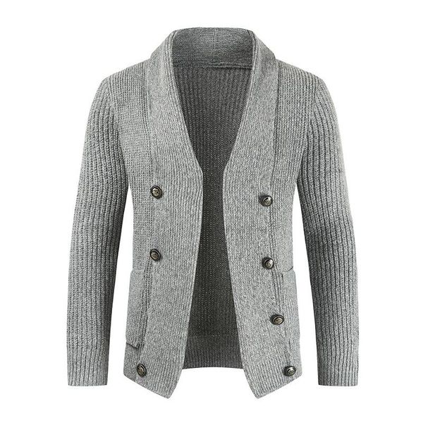 men's sweaters men clothing 2021 fall/winter lapel cardigan sweater double breasted trendy, White;black
men's sweaters men clothing 2021 fall/winter lapel cardigan sweater double breasted trendy, White;black