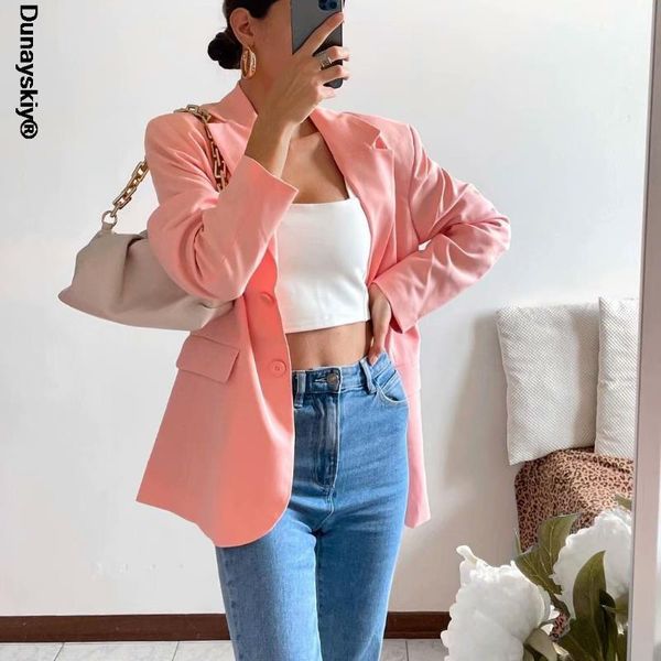 women's suits & blazers arrivals women solid candy blue blazer coat vintage notched collar pocket fashion female oversized casual chic, White;black
women's suits & blazers arrivals women solid candy blue blazer coat vintage notched collar pocket fashion female oversized casual chic, White;black