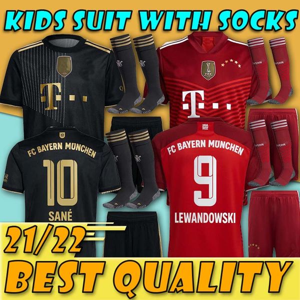 21/22 kid davies bayern club world champions 6 sane hrfc soccer jersey lewandowski gnabry muller munich football shirt kids with socks equip, Black
21/22 kid davies bayern club world champions 6 sane hrfc soccer jersey lewandowski gnabry muller munich football shirt kids with socks equip, Black