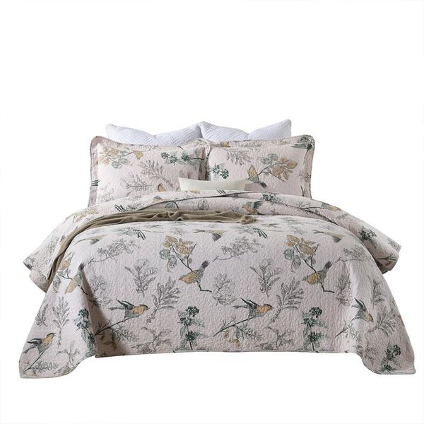 quality printed quilt set 3pcs cotton bedspread aircondition blanekt on bed with 2 shams washable king size summer coverlet
quality printed quilt set 3pcs cotton bedspread aircondition blanekt on bed with 2 shams washable king size summer coverlet