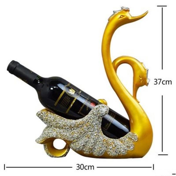 tablewine racks golden blue swan rack stand bottle holder beer storage drinking ornament craft accessories
tablewine racks golden blue swan rack stand bottle holder beer storage drinking ornament craft accessories