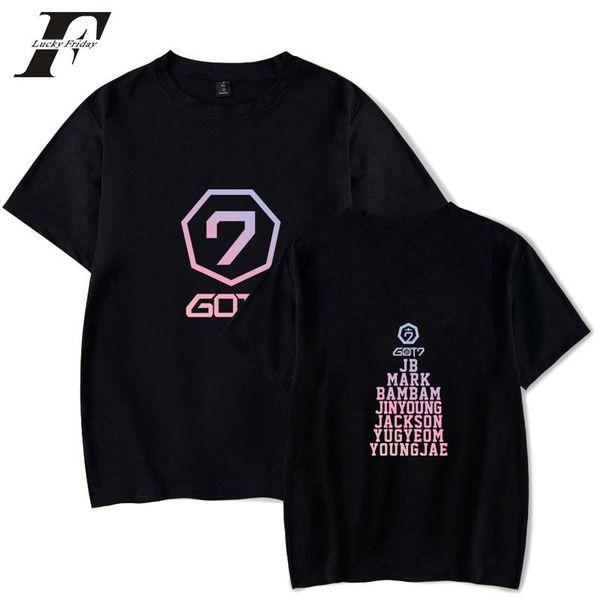 women's t-shirt 2021 harajuku got7 t-shirts summer cotton short sleeve kpop hip hop tee shirt casual loose print o neck tshirt uunisex, White
women's t-shirt 2021 harajuku got7 t-shirts summer cotton short sleeve kpop hip hop tee shirt casual loose print o neck tshirt uunisex, White