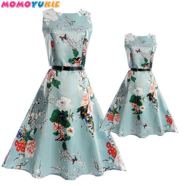 spring summer matching mother daughter clothes print floral sleeveless dress mother daughter dresses girls dress family look 210713, Blue
spring summer matching mother daughter clothes print floral sleeveless dress mother daughter dresses girls dress family look 210713, Blue