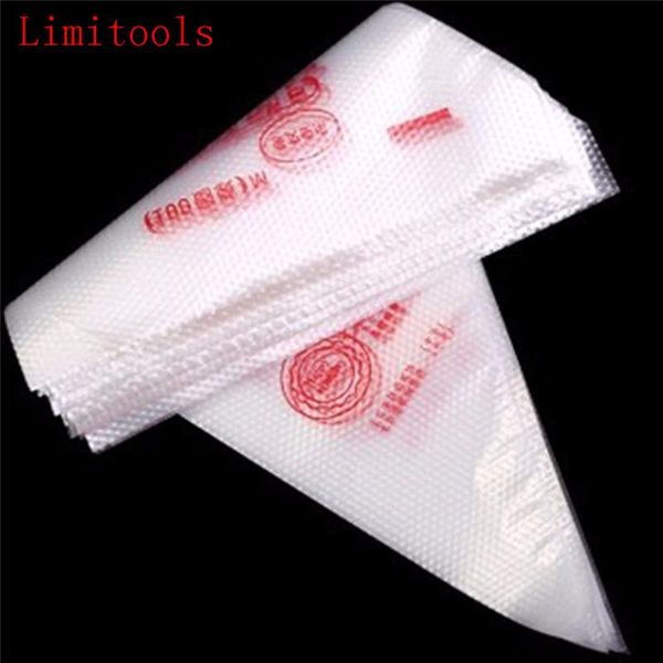 baking & pastry tools 100pcs disposable bag icing piping cake cupcake decorating fit all size nozzles bags bakeware