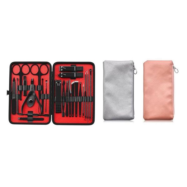 1 set nail clippers nail clippers manicure tool set & 2 pcs makeup brushes case empty organizer pouch
1 set nail clippers nail clippers manicure tool set & 2 pcs makeup brushes case empty organizer pouch