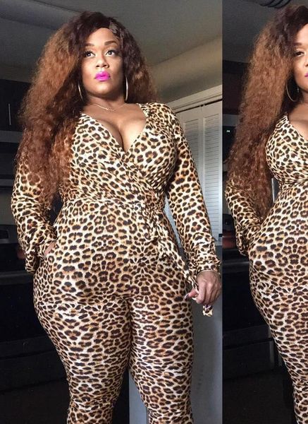 2021 summer plus size women jumpsuits v neck full sleeve leopard print jumpsuits streetwear jumpsuits omfdm039, Black;white
2021 summer plus size women jumpsuits v neck full sleeve leopard print jumpsuits streetwear jumpsuits omfdm039, Black;white