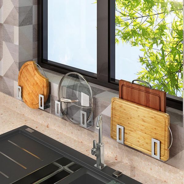kitchen storage & organization black hole-pot cover rack plate chopping board wall-mounted kitchentool
kitchen storage & organization black hole-pot cover rack plate chopping board wall-mounted kitchentool