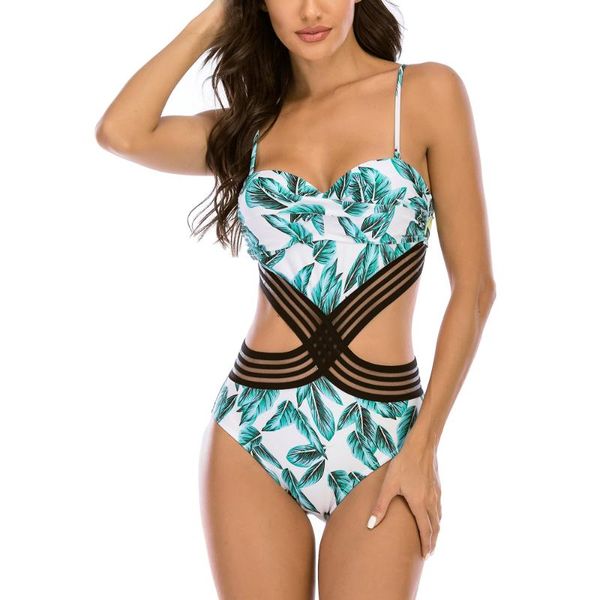 one-piece suits swimsuit push up swimwear leaf print patchwork mesh backless beach monokini ladies bathing suit
one-piece suits swimsuit push up swimwear leaf print patchwork mesh backless beach monokini ladies bathing suit