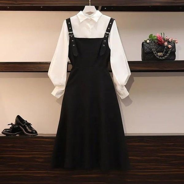 women's two piece pants womens pieces sets lantern sleeve shirts suspender ruched long plus size loose casual students outfits, White
women's two piece pants womens pieces sets lantern sleeve shirts suspender ruched long plus size loose casual students outfits, White