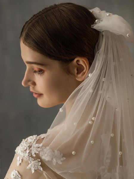 bridal veils 2021 two layers veil with comb pearl bowknot wedding ivory veu de noi, Black
bridal veils 2021 two layers veil with comb pearl bowknot wedding ivory veu de noi, Black