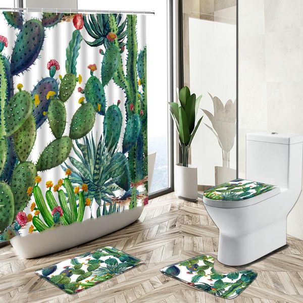 shower curtains tropical cactus succulent green plant curtain flower leaf watercolor art home bath mat toilet cover bathroom carpet set
shower curtains tropical cactus succulent green plant curtain flower leaf watercolor art home bath mat toilet cover bathroom carpet set