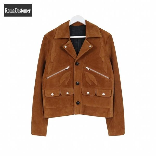 men's jackets british style mens slim short biker turn-down collar single breasted korean male fashion sheep suede outerwear, Black;brown
men's jackets british style mens slim short biker turn-down collar single breasted korean male fashion sheep suede outerwear, Black;brown
