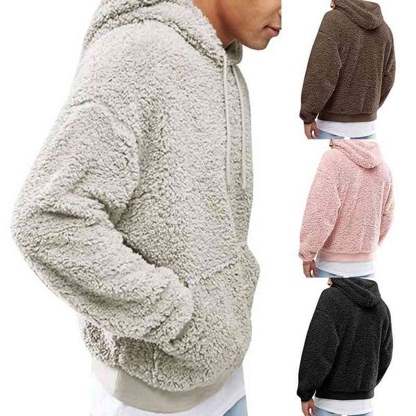 autumn winter solid fashion casual men drawstring hooded long sve pullover hoodie lamb plush thick pocket sweatshirt, Black
autumn winter solid fashion casual men drawstring hooded long sve pullover hoodie lamb plush thick pocket sweatshirt, Black