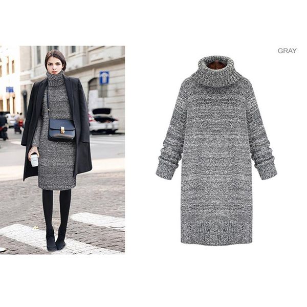women's sweaters 2021 winter women high collar thickening in long dress pullovers edge slim warm sweater al-(1297), White;black
women's sweaters 2021 winter women high collar thickening in long dress pullovers edge slim warm sweater al-(1297), White;black