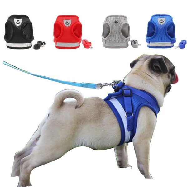 dog collars & leashes adjustable reflective safety harness and leash set for small medium dogs harnesses vest puppy chest strap pet accessor
dog collars & leashes adjustable reflective safety harness and leash set for small medium dogs harnesses vest puppy chest strap pet accessor