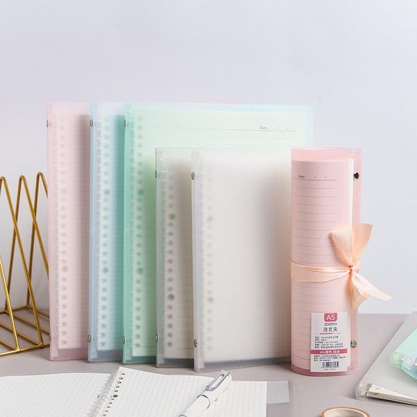 a5transparent pp loose leaf notebook 165x225mm simple grid /line inner pages notepad school office stationery supplies 30sheets, Purple;pink
a5transparent pp loose leaf notebook 165x225mm simple grid /line inner pages notepad school office stationery supplies 30sheets, Purple;pink