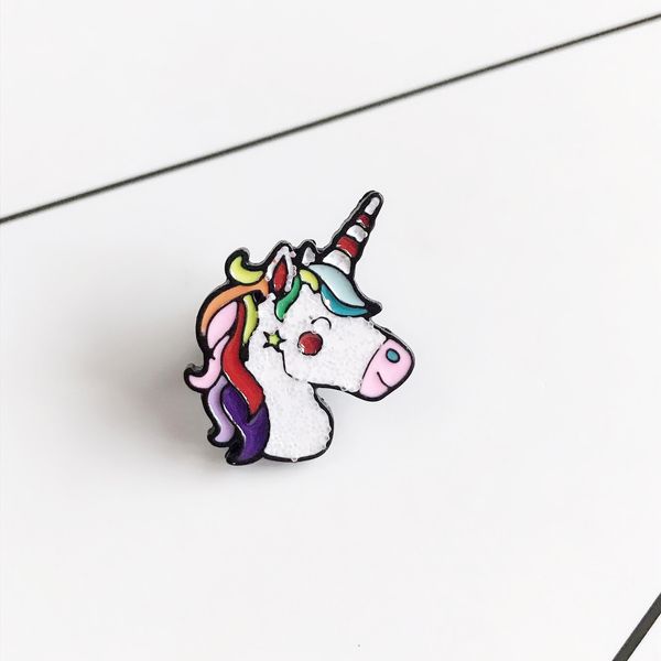 color mane unicorn metal enamel brooch cute smile horse head badge pin child trendy costume backpack jewelry accessories gift, Blue
color mane unicorn metal enamel brooch cute smile horse head badge pin child trendy costume backpack jewelry accessories gift, Blue