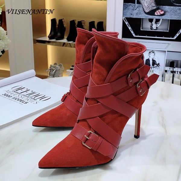 boots autumn winter style cow suede genuine leather women ankle belt buckle decoration fashionable high-heeled short, Black
boots autumn winter style cow suede genuine leather women ankle belt buckle decoration fashionable high-heeled short, Black
