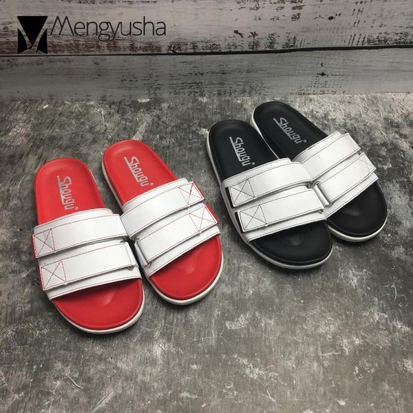 slippers summer chic all-match genuine leather couples flipflops hook & loop sewing sandals leisure beach slides, Black
slippers summer chic all-match genuine leather couples flipflops hook & loop sewing sandals leisure beach slides, Black