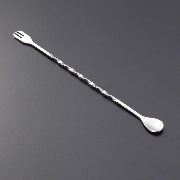 304 stainless steel cocktail pick spoon mixing fork swizzle stick long bar stirring stick cocktail twisted bartender tool -
304 stainless steel cocktail pick spoon mixing fork swizzle stick long bar stirring stick cocktail twisted bartender tool -