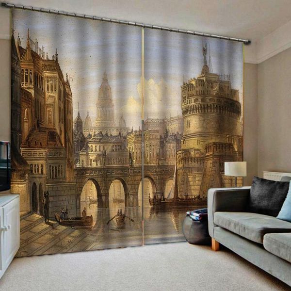 curtain & drapes retro curtains high building 3d luxury blackout window living room
curtain & drapes retro curtains high building 3d luxury blackout window living room