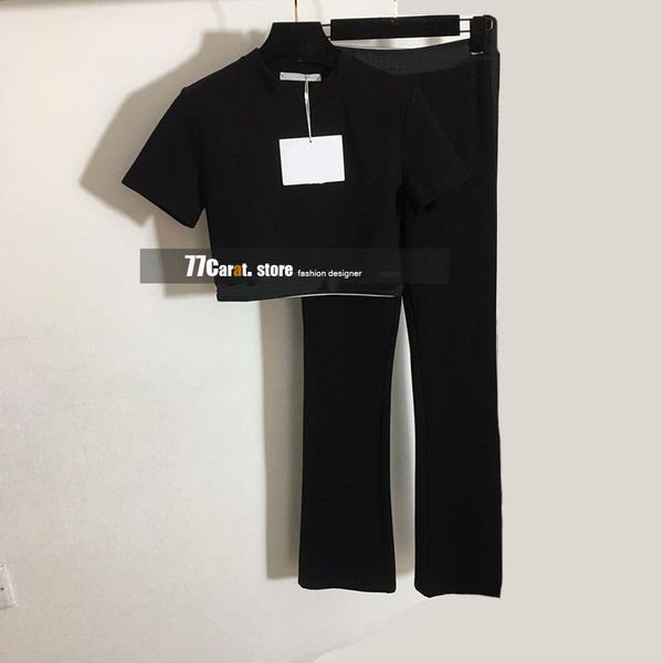 women's two piece pants high end summer fashion woman clothes letters jacquard knitting 2 outfits for women stretch and short black set, White
women's two piece pants high end summer fashion woman clothes letters jacquard knitting 2 outfits for women stretch and short black set, White