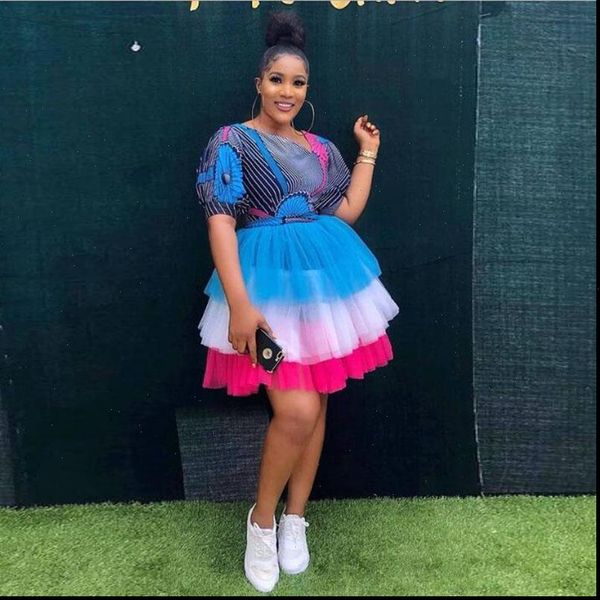 pretty multicolor ruffle tulle knee length skirts african women chic tiered tutu skirt for girl faldas saias custom made, Black
pretty multicolor ruffle tulle knee length skirts african women chic tiered tutu skirt for girl faldas saias custom made, Black
