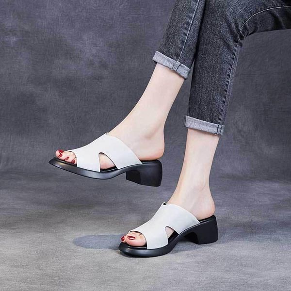 slippers women leather white low heels summer shoes peep toe for handmade genuine outdoor casual, Black
slippers women leather white low heels summer shoes peep toe for handmade genuine outdoor casual, Black