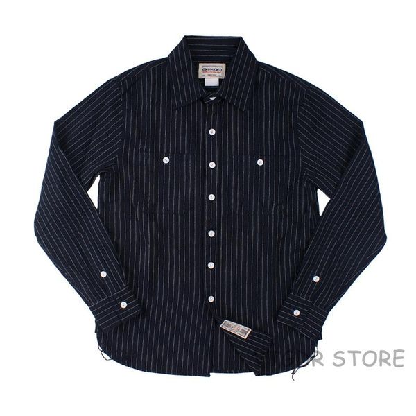 men's casual shirts wrok vintage striped for men fall railroad retro long sleeve western worker shirt slim fit, White;black
men's casual shirts wrok vintage striped for men fall railroad retro long sleeve western worker shirt slim fit, White;black