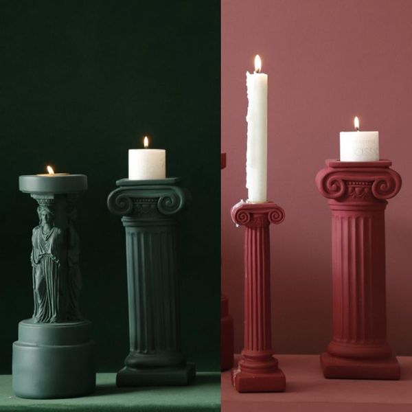 candle holders roman column holder candlestick european sophia statue stand resin sculpture mold
candle holders roman column holder candlestick european sophia statue stand resin sculpture mold