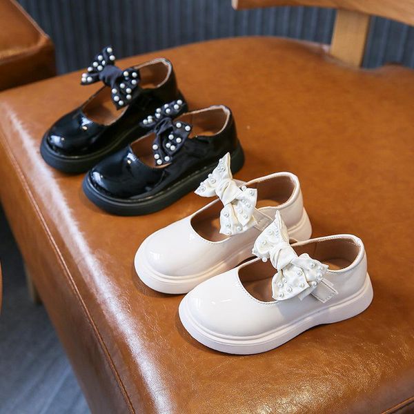 flat shoes spring autumn kids children pearl bowknot pu leather princess for girls, Black;grey
flat shoes spring autumn kids children pearl bowknot pu leather princess for girls, Black;grey