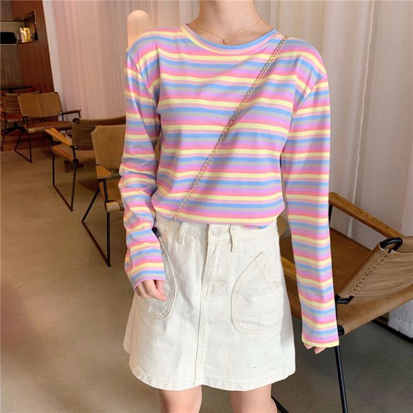 2021 new harajuku preppy loose long female ulzzang style korean sweet striped summer shirt lowz, White
2021 new harajuku preppy loose long female ulzzang style korean sweet striped summer shirt lowz, White