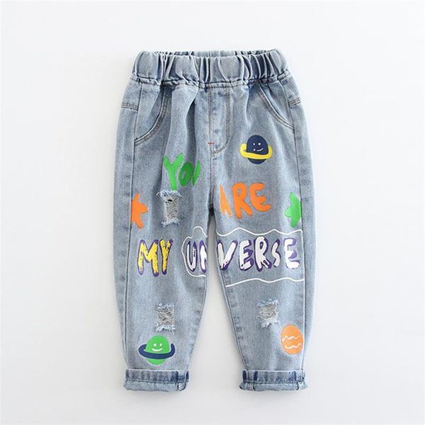 jeans 2021 kids boys trousers clothing toddler denim pants children casual cartoon letters distressed 1-7 years, Blue
jeans 2021 kids boys trousers clothing toddler denim pants children casual cartoon letters distressed 1-7 years, Blue