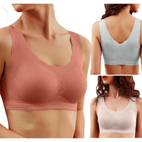 camisoles & tanks women seamless sport bras camis underwire lace push up bra vest bautiful back underwear for, Black;white
camisoles & tanks women seamless sport bras camis underwire lace push up bra vest bautiful back underwear for, Black;white