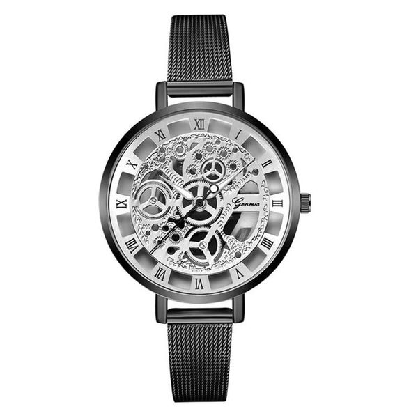 wristwatches modern quartz watches women mesh black stainless steel bracelet casual wrist watch ladies clock reloj hombre, Slivery;brown
wristwatches modern quartz watches women mesh black stainless steel bracelet casual wrist watch ladies clock reloj hombre, Slivery;brown