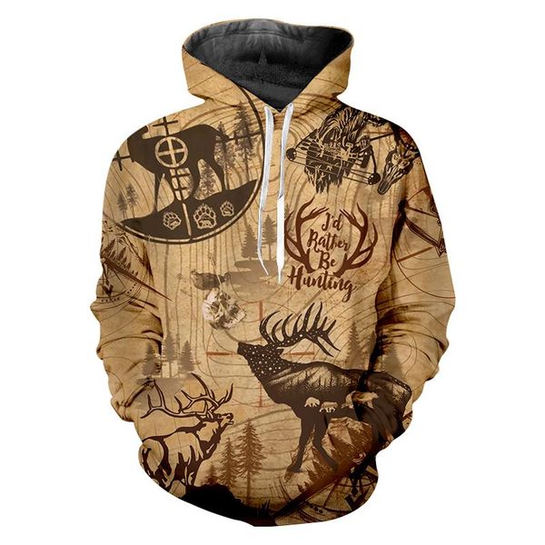 men's hoodies & sweatshirts deer hunting animals 3d printed men sweatshirt streetwear zipper pullover casual jacket tracksuits wholes, Black
men's hoodies & sweatshirts deer hunting animals 3d printed men sweatshirt streetwear zipper pullover casual jacket tracksuits wholes, Black