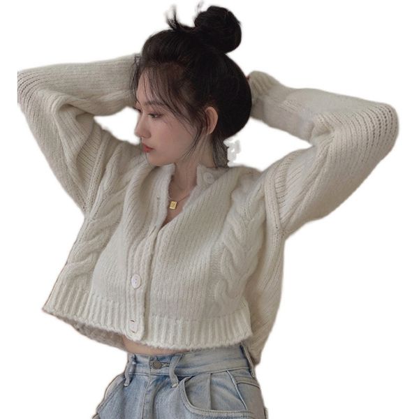 women's sweaters sweet vintage girl fairy knit cardigan female autumn neck long sleeve short shirt loose casual mesh iu6c, White;black
women's sweaters sweet vintage girl fairy knit cardigan female autumn neck long sleeve short shirt loose casual mesh iu6c, White;black