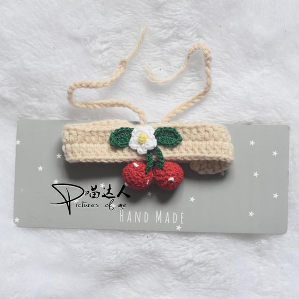 cat costumes knitting wool dog neckerchief cute pet hand-woven bandana bibs scarf cherry collar accessories zh825
cat costumes knitting wool dog neckerchief cute pet hand-woven bandana bibs scarf cherry collar accessories zh825