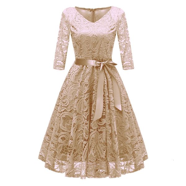021 summer lace dresses femme 3/4 sleeve v-neck women party dress hollow out female robes plus size dress e95g, Black;gray
021 summer lace dresses femme 3/4 sleeve v-neck women party dress hollow out female robes plus size dress e95g, Black;gray