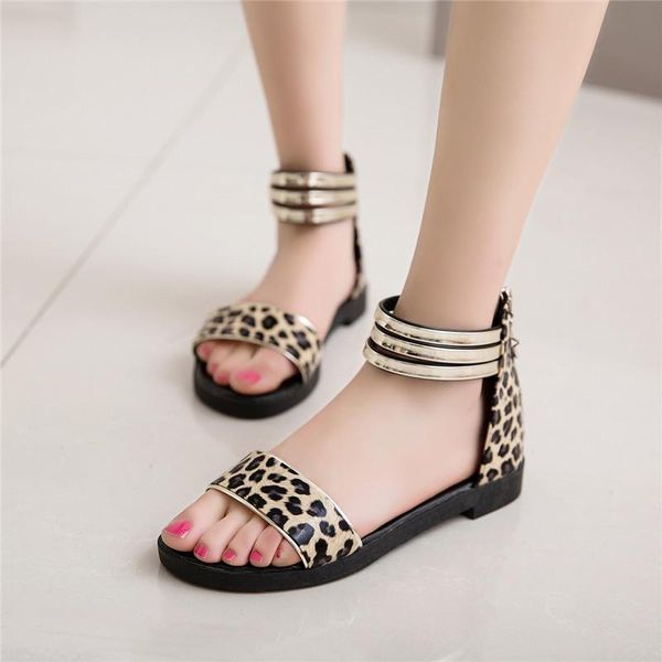 women gladitor sandals leopard print pu back zip lightweight sole female casual shoes thin strap peep toe summer beach zapatos, Black
women gladitor sandals leopard print pu back zip lightweight sole female casual shoes thin strap peep toe summer beach zapatos, Black