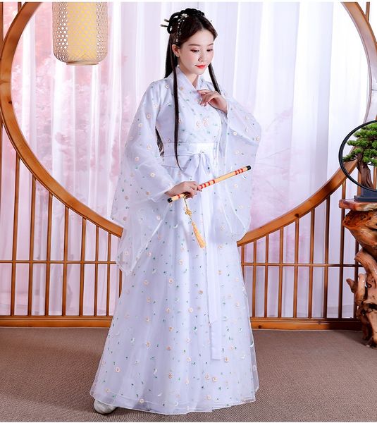 hanfu fairy costume chinese traditional ancient princess clothing film cosplay stage wear white embroidered flower dance dress, Black;red
hanfu fairy costume chinese traditional ancient princess clothing film cosplay stage wear white embroidered flower dance dress, Black;red