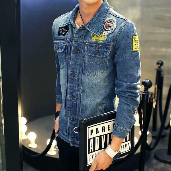 men's jackets stand collar motorcycle cowboy denim jacket men autumn fashion cool trendy mens jean spring casual coat outwear, Black;brown
men's jackets stand collar motorcycle cowboy denim jacket men autumn fashion cool trendy mens jean spring casual coat outwear, Black;brown