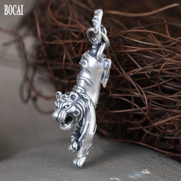 2021 new real s990 pure retro matte men's thai sier three-dimensional tiger pendant for man xq1s, Silver
2021 new real s990 pure retro matte men's thai sier three-dimensional tiger pendant for man xq1s, Silver
