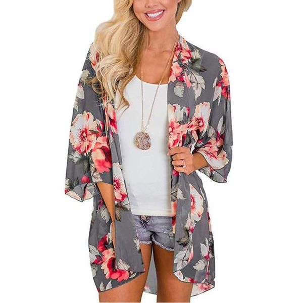 women's swimwear jaycosin women harajuku chiffon shirt floral kimono cardigans loose shawl beachwear boho casual blouse bikini cover up, White;black
women's swimwear jaycosin women harajuku chiffon shirt floral kimono cardigans loose shawl beachwear boho casual blouse bikini cover up, White;black