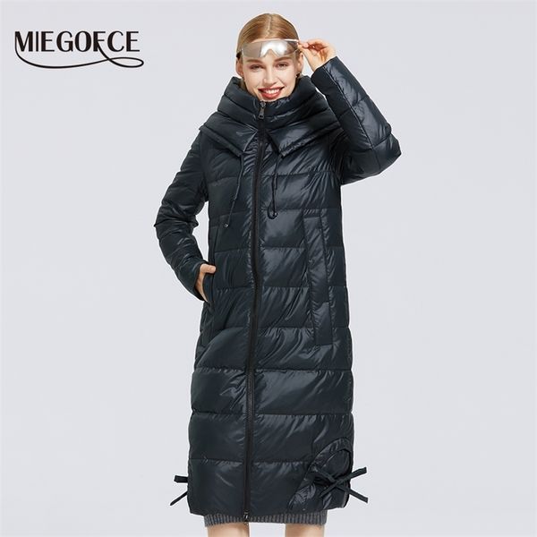 miegofce women's winter cotton clothing long cotton coat simple design women jacket winter parka windproof jacket 210819, Black
miegofce women's winter cotton clothing long cotton coat simple design women jacket winter parka windproof jacket 210819, Black